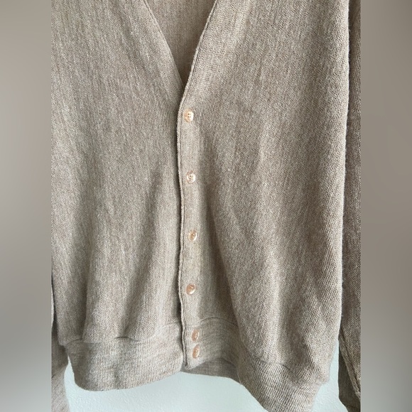 Vintage London Fog Textured Knit Cardigan - Small - Picture 6 of 11